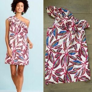 NWT J. Crew Factory One Shoulder Floral Dress size M